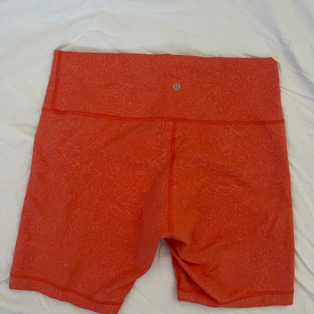 Lululemon Align Shorts | Orange Print | 14